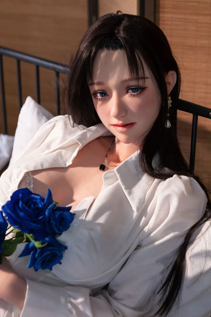 167cm (5ft6) F-Cup Lightweight Silicone Sex Doll, ROS Head gangben